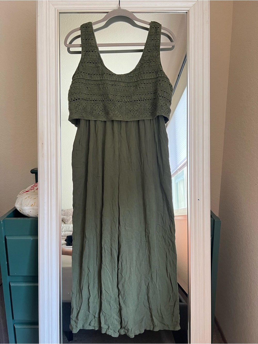 Olive Green Sleeveless Sleeveless Jumpsuits